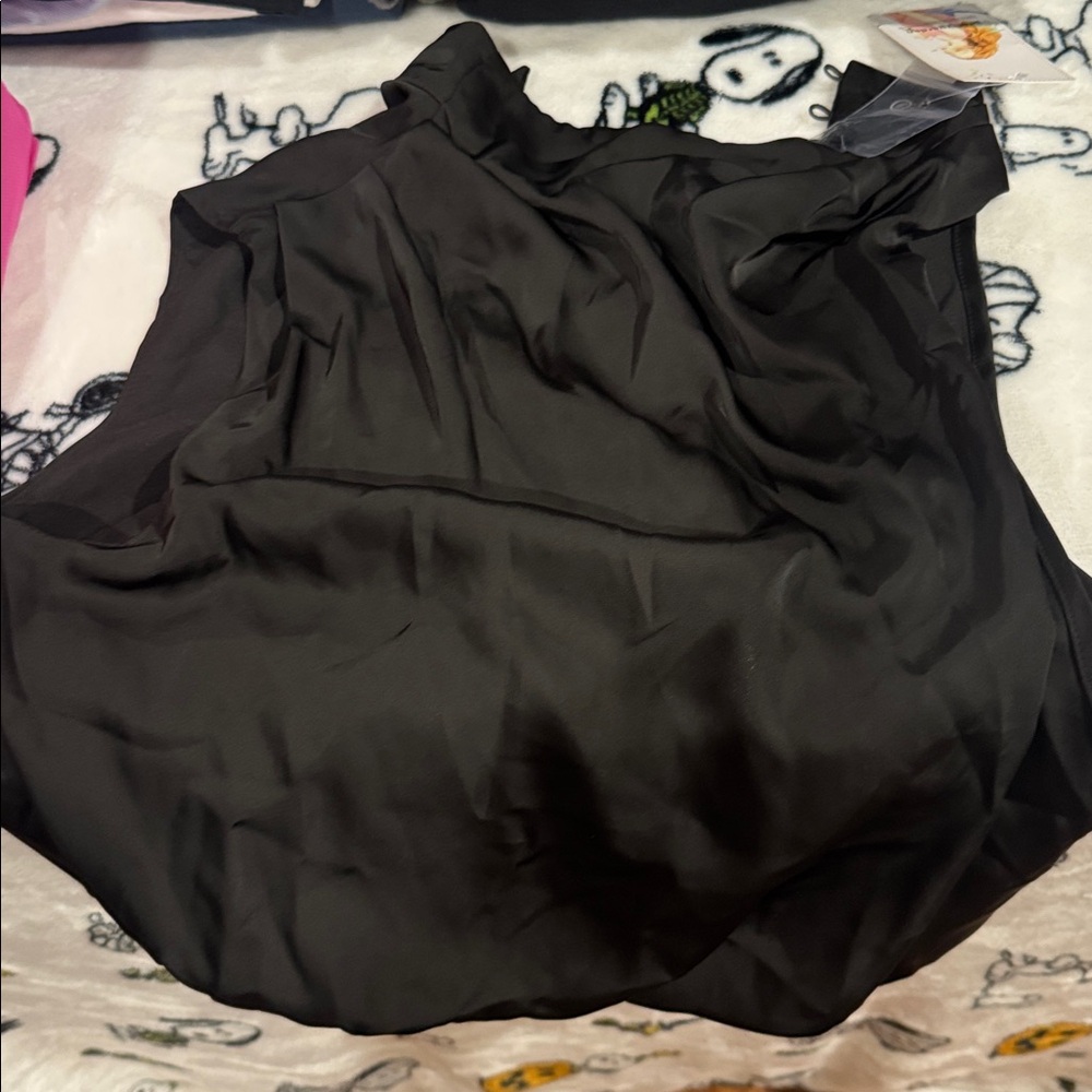 Elegant Black Sleeveless shirt